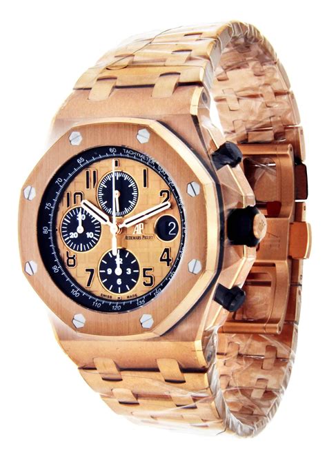 audemars piguet royal oak rose gold bracelet|rose gold Audemars Piguet price.